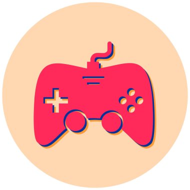 Oyun kolu. Web simgesi basit illüstrasyon