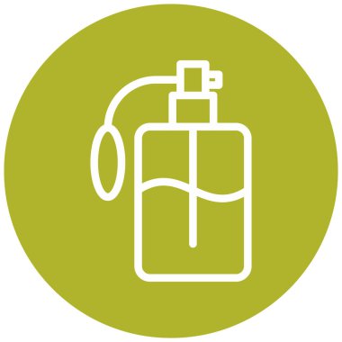 Benzersiz parfüm vektörü simgesi