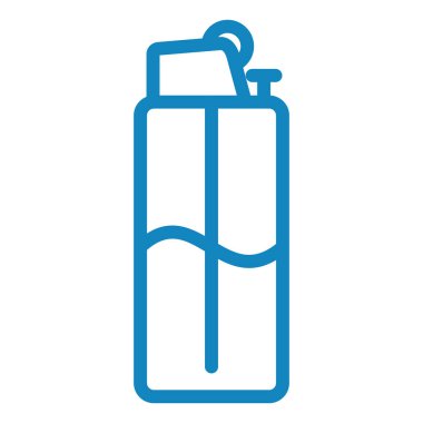 El bombası simgesi, vektör illüstrasyonu basit tasarım 