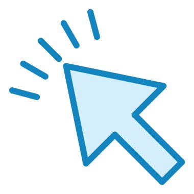 İmleç. Web simgesi basit illüstrasyon