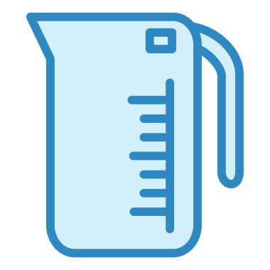 Sürahi ölçüyorum. Web simgesi basit tasarım