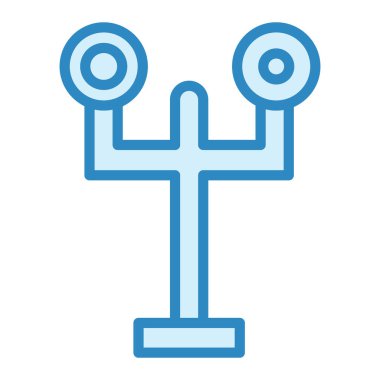 Tren Işıkları Modern ikon vektör çizimi 