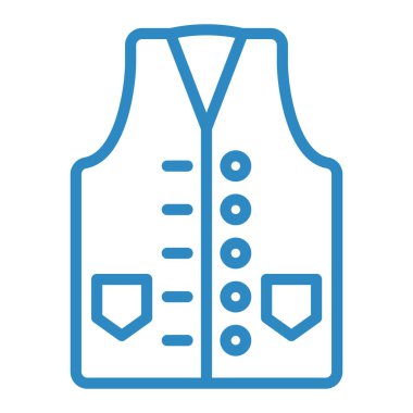 Güvenlik yeleği. Web simgesi basit illüstrasyon