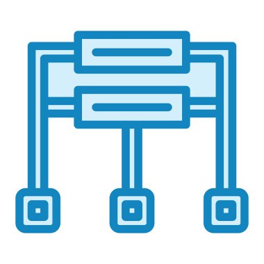 Yapı simgesinin vektör illüstrasyonu
