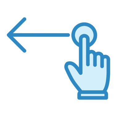 Simgeye tıklayın. taslak dokunmatik vektör illüstrasyonu. beyaz üzerine izole.