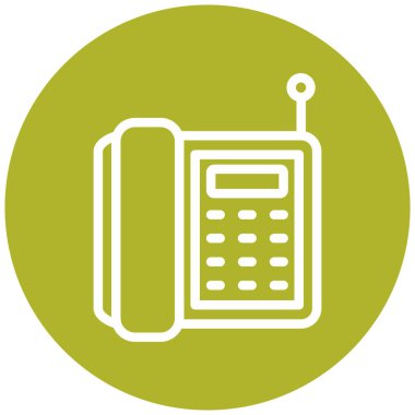 - Telefon. Web simgesi basit illüstrasyon