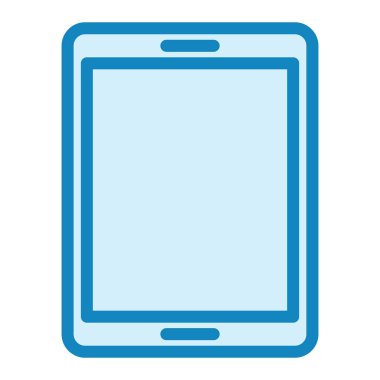 Dijital tablet. Web simgesi basit tasarım