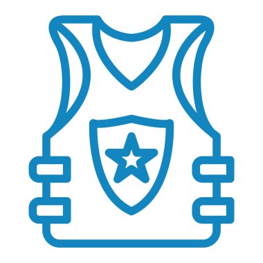 Kalkan. Web simgesi basit illüstrasyon