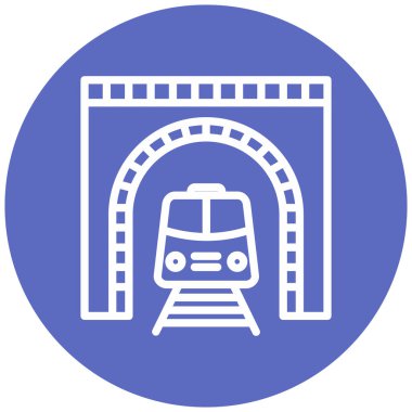 tren. Web simgesi basit illüstrasyon