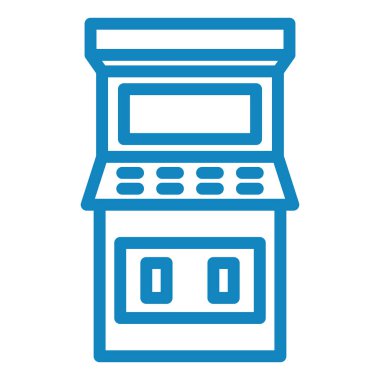 ATM makine kutsal kişilerin resmi, vektör çizim