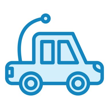 Rc Car modern ikon vektör illüstrasyonu