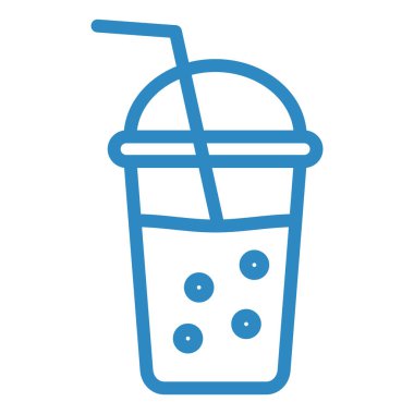 Gazoz. Web simgesi basit illüstrasyon