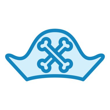 Bir kemik simgesinin vektör illüstrasyonu