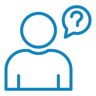 kullanıcı. Web simgesi basit illüstrasyon