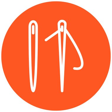 Bir pin simgesinin vektör illüstrasyonu