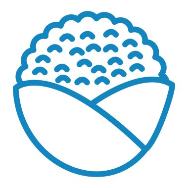 yiyecek vektörü renk simgesi