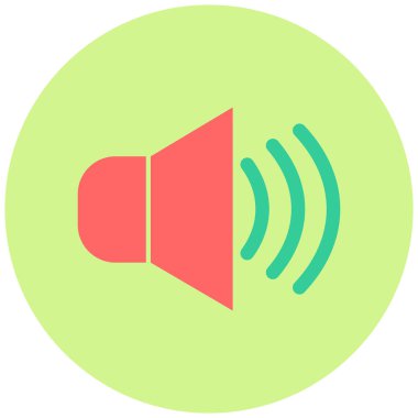 hoparlör vektör simgesi modern basit tasarım 