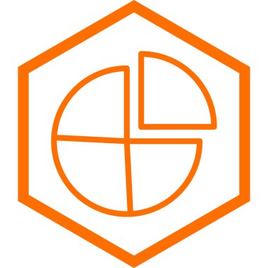 Pasta çizelgesi. Web simgesi