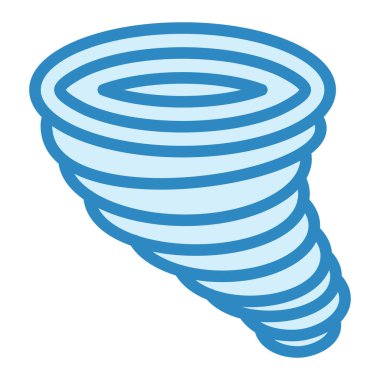 tornado vektör çizgisi resimleme