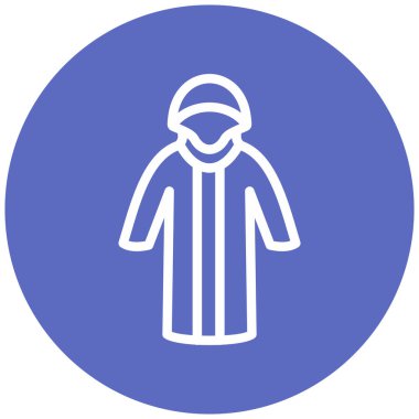 Adamım. Web simgesi basit illüstrasyon