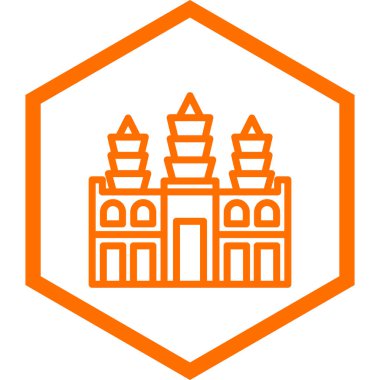 Yapı simgesinin vektör illüstrasyonu