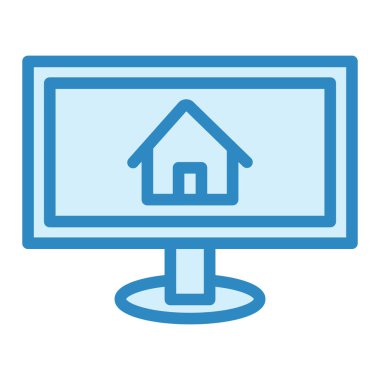 Ana sayfa simge vektör çizim