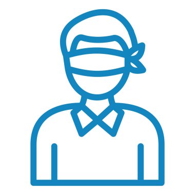 Adamım. Web simgesi basit illüstrasyon