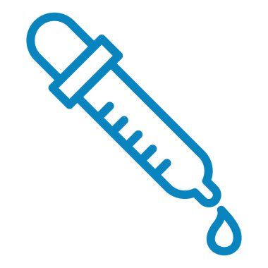 Şırınga. Web simgesi basit illüstrasyon