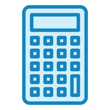 hesap makinesi modern simge vektör çizimi