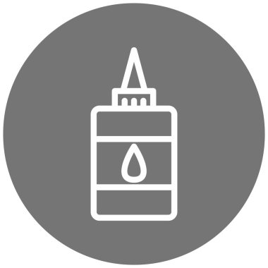 Tuz. Web simgesi basit illüstrasyon