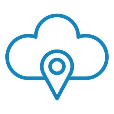 Bulut ağı. Basit resimleme