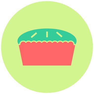 Turta. Web simgesi basit illüstrasyon