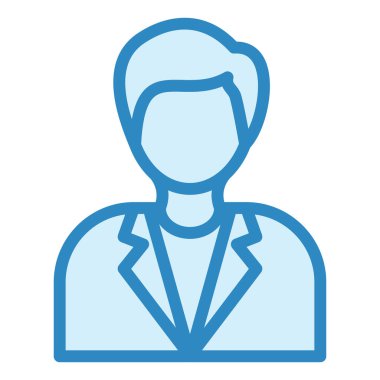 avatar. Web simgesi basit illüstrasyon