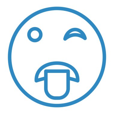 Üzgün surat. Web simgesi