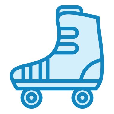 Paten kayın. Web simgesi basit illüstrasyon 