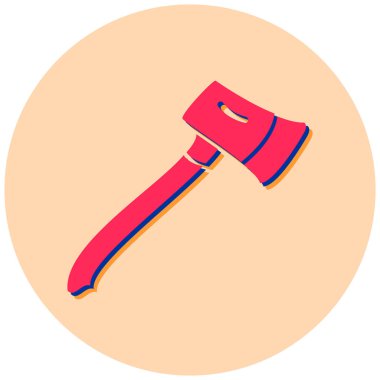 Balta. Web simgesi basit illüstrasyon