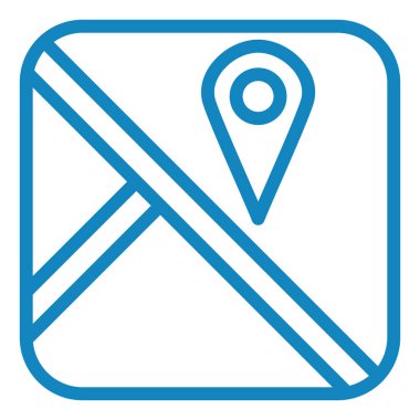 Harita iğnesi. Web simgesi