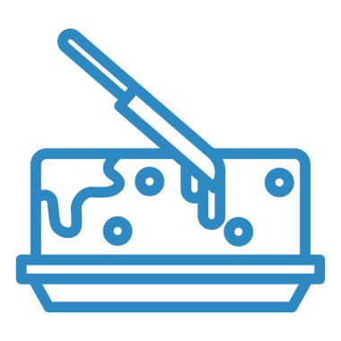 Mutfak aletleri. Basit resimleme