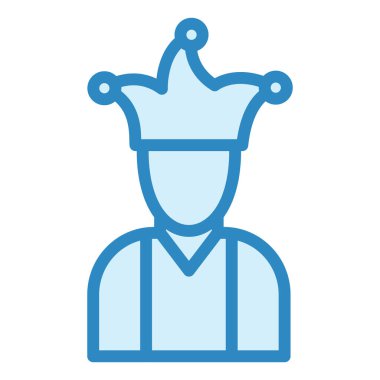 Bir polis simgesinin vektör illüstrasyonu