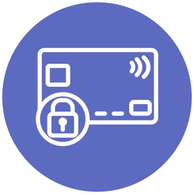 Kredi kartı vektör simgesi