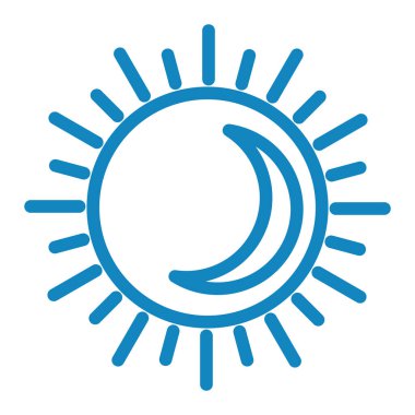 Güneş Simgesi Vektör illüstrasyonu