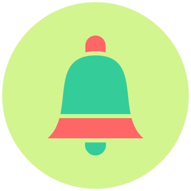 Zil. Web simgesi basit illüstrasyon