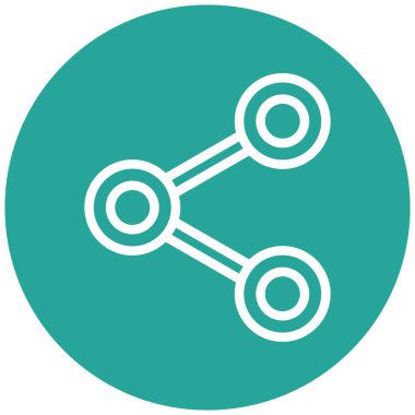 Paylaş. Web simgesi basit illüstrasyon