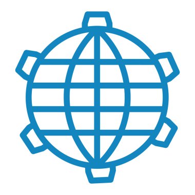 küresel küre. Basit resimleme