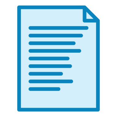 Belge. Web simgesi basit tasarım 