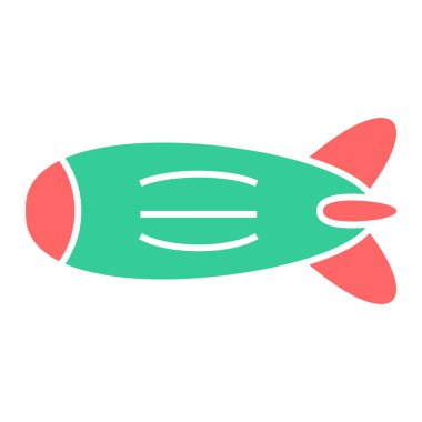 düz renk tarzı çizgi film balık