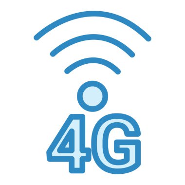 wifi sinyal vektör illüstrasyonu