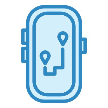 gps. Web simgesi basit illüstrasyon 