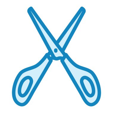 makas simgesi vektör illüstrasyonu 