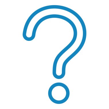 Soru işareti vektör illüstrasyonu